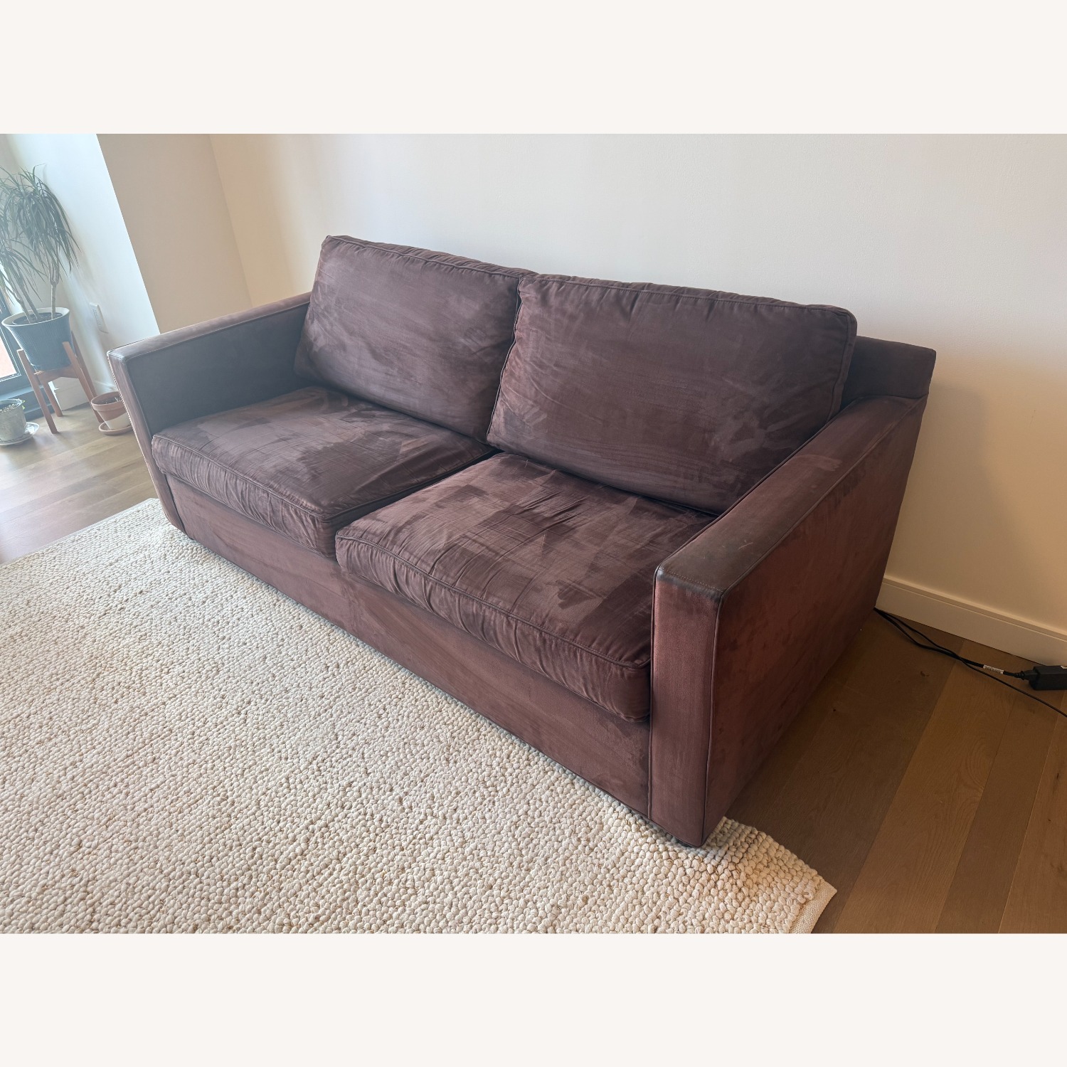 Crate & Barrel Barrett Queen Sleeper in Brown - image-3