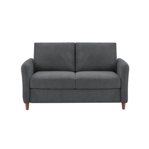 Used Linen Flared Arm Loveseat with Storage for sale on AptDeco