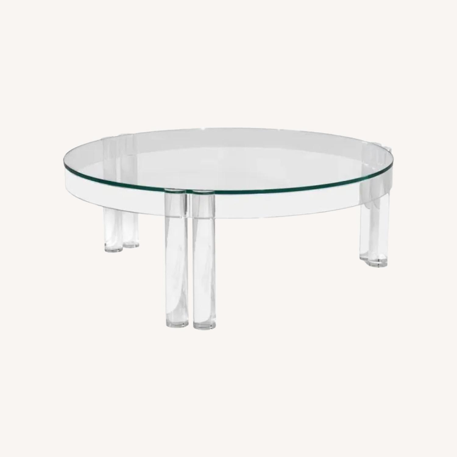 Interlude Home Milou Glass Coffee Table - image-0