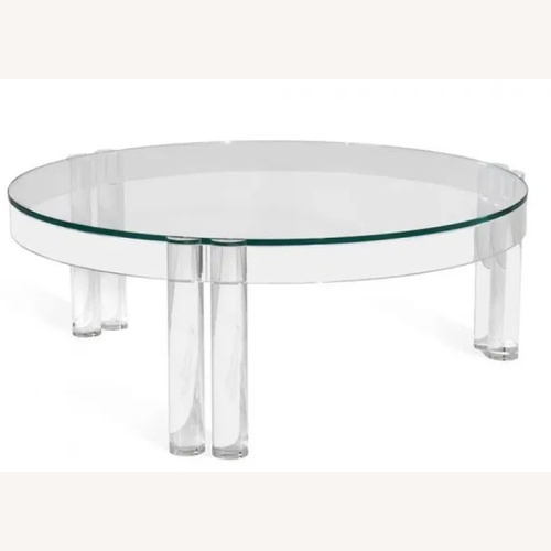 Used Interlude Home Milou Glass Coffee Table for sale on AptDeco