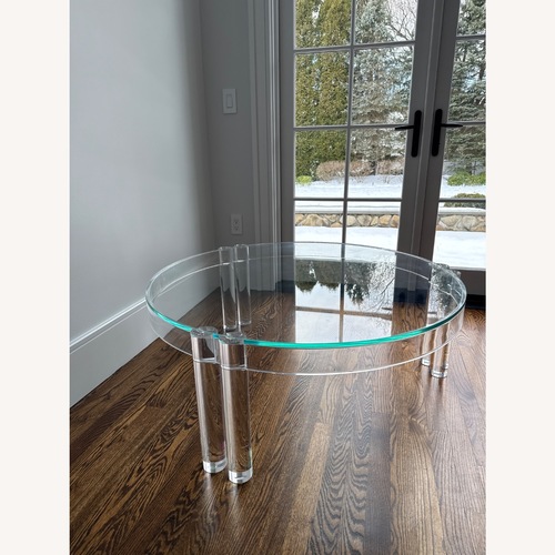 Used Interlude Home Milou Glass Coffee Table for sale on AptDeco