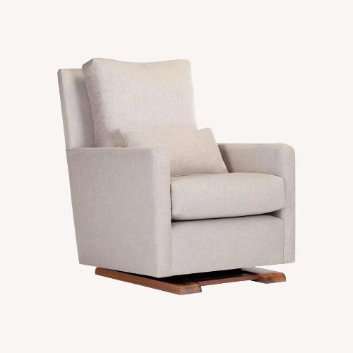 Used Monte Design Light Gray Fabric Nursing Chair for sale on AptDeco
