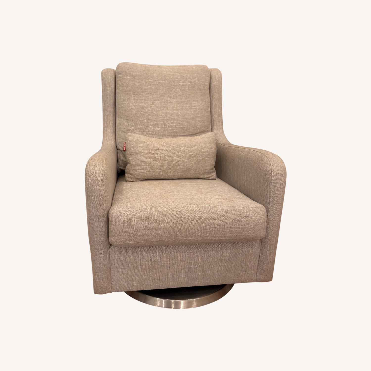 Monte Design Light Gray Fabric Nursing Chair - image-0