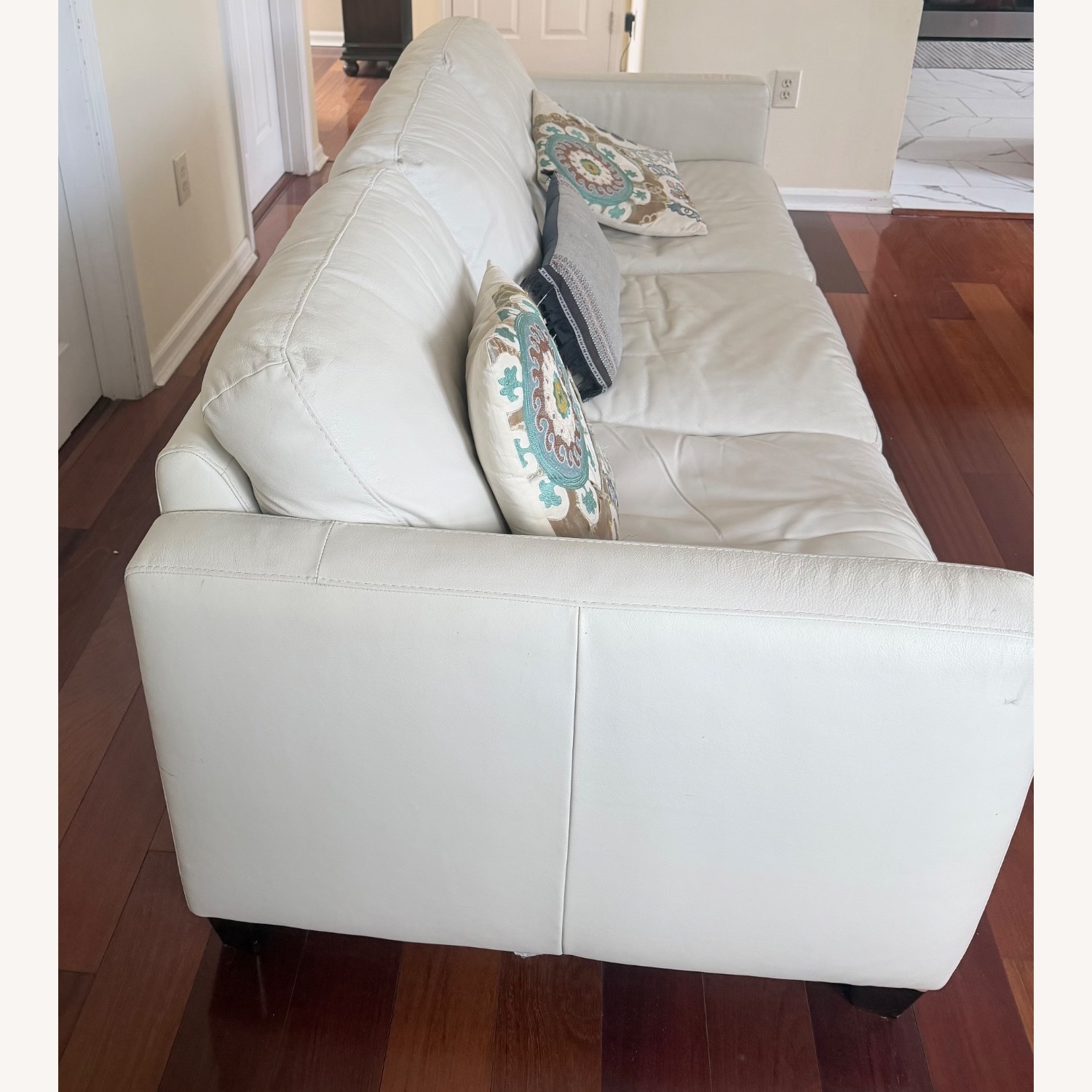 Macy's White 3+ Seater Sofa - image-4
