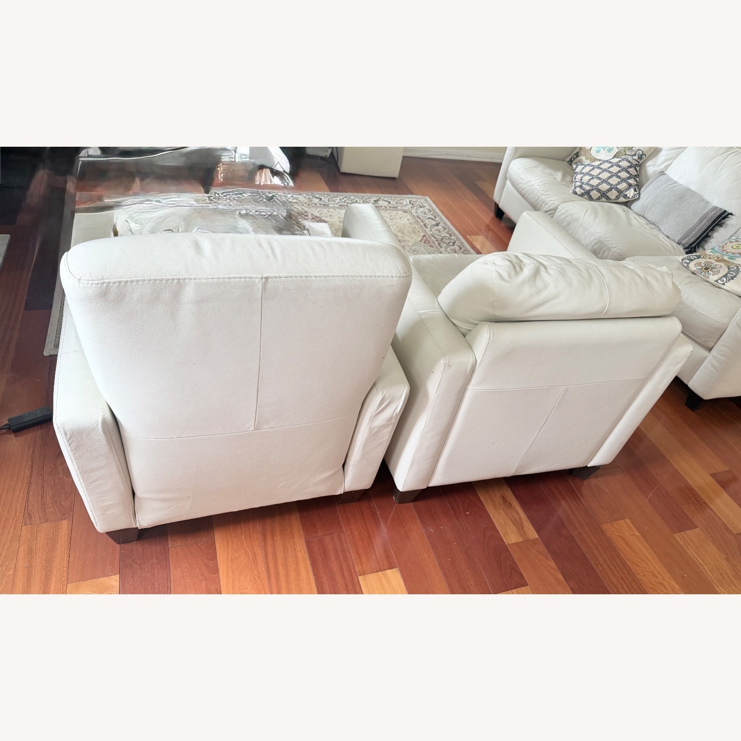 Macy's White 3+ Seater Sofa - image-6