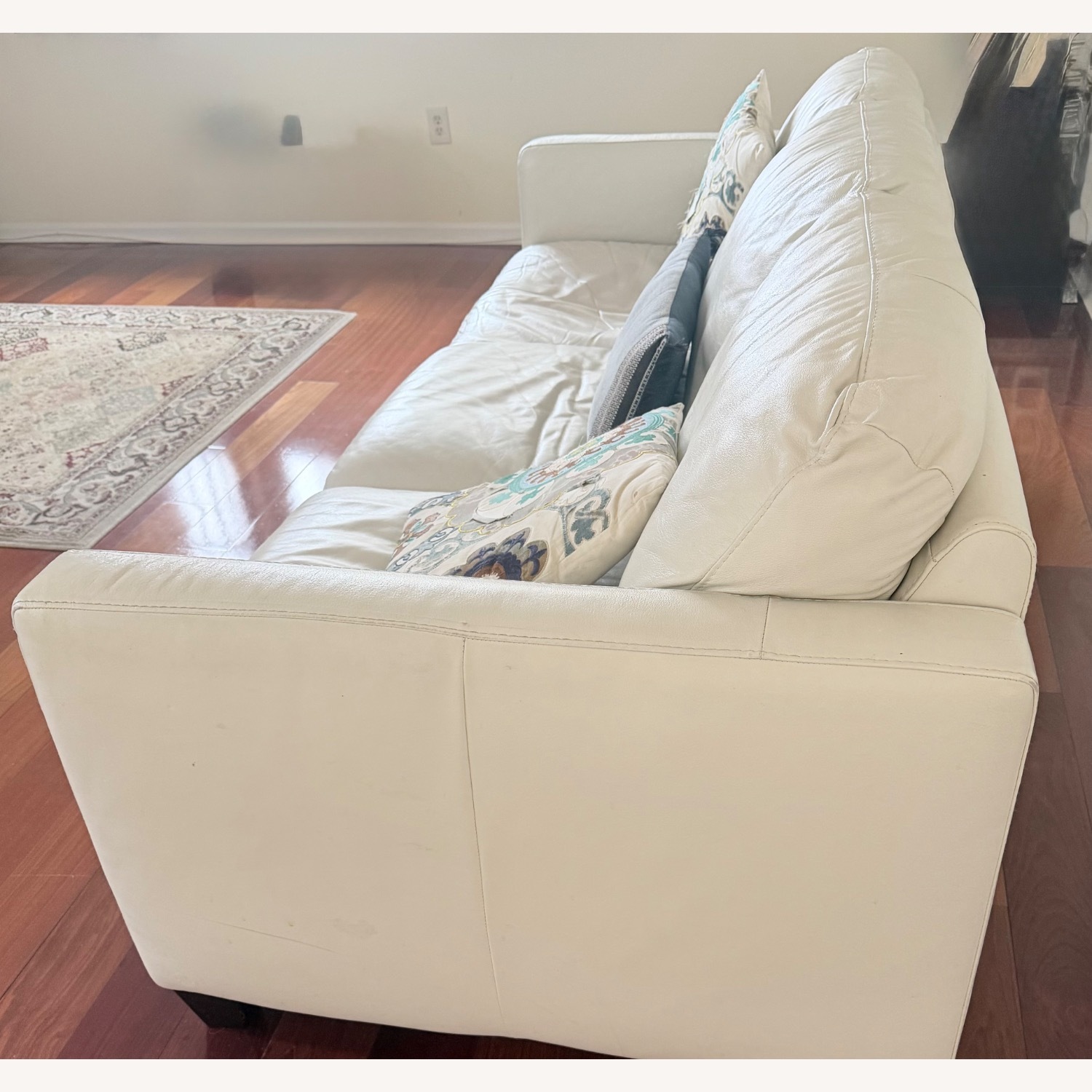 Macy's White 3+ Seater Sofa - image-3