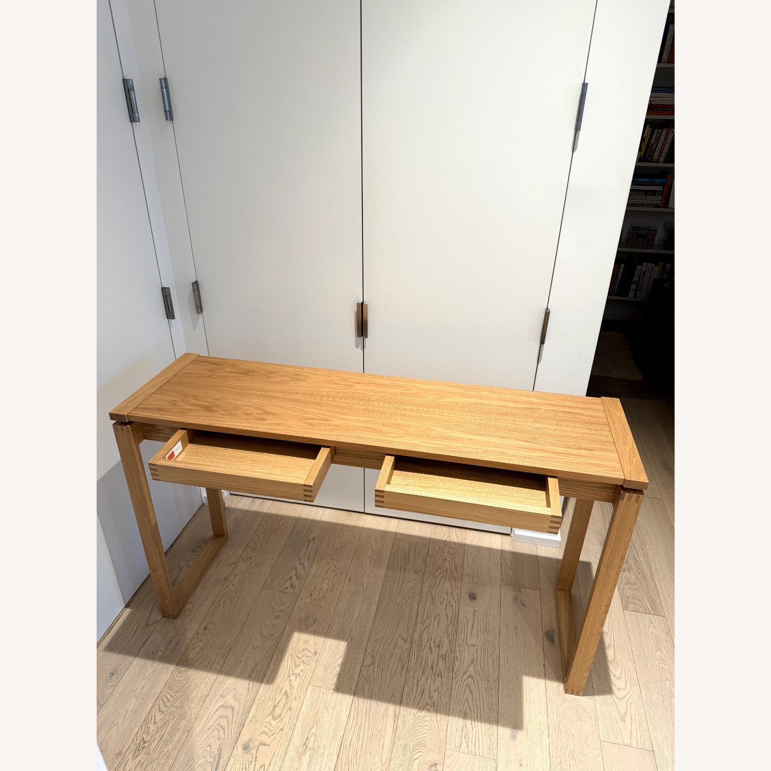 Design Within Reach Light Brown Wood Side Table - image-3