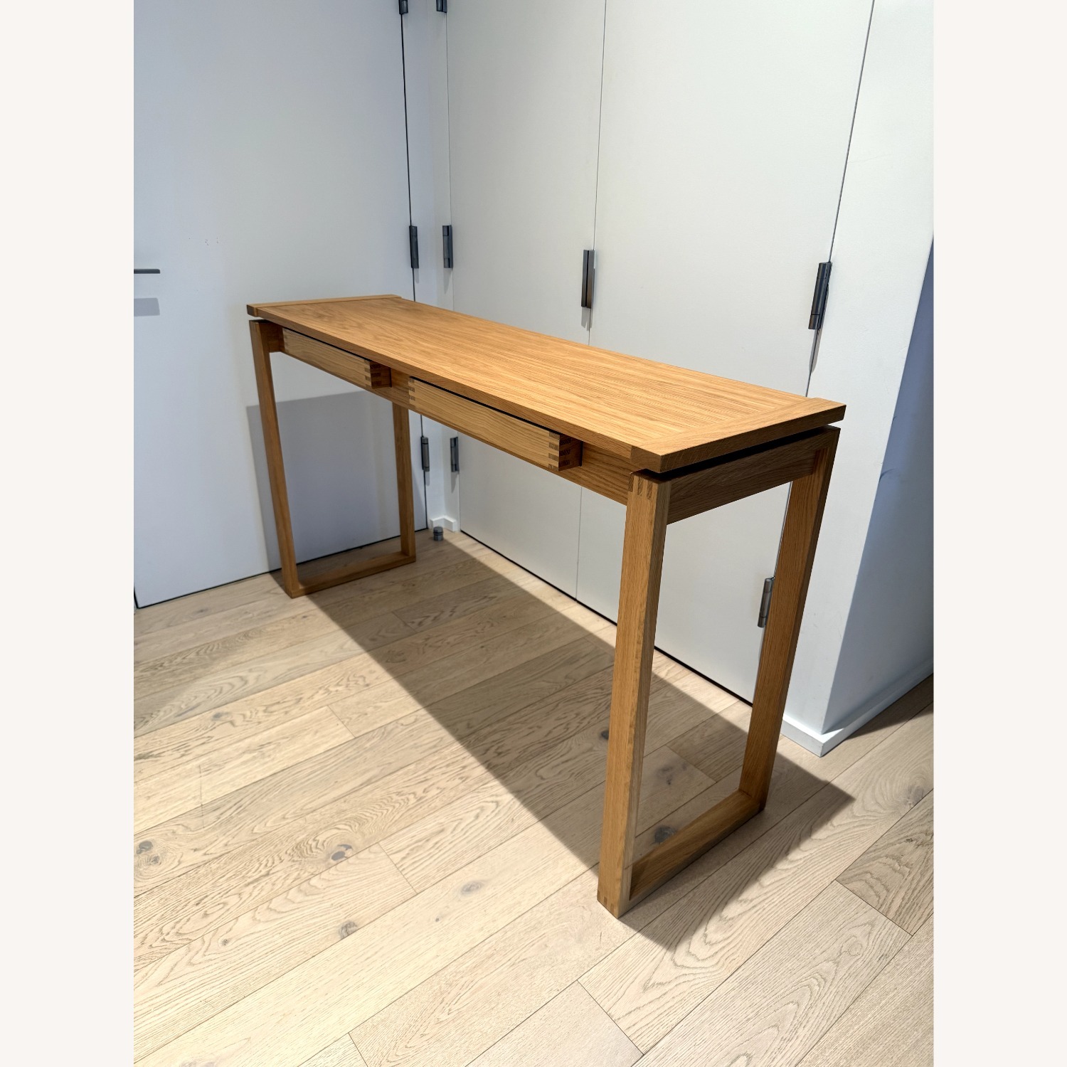 Design Within Reach Light Brown Wood Side Table - image-2