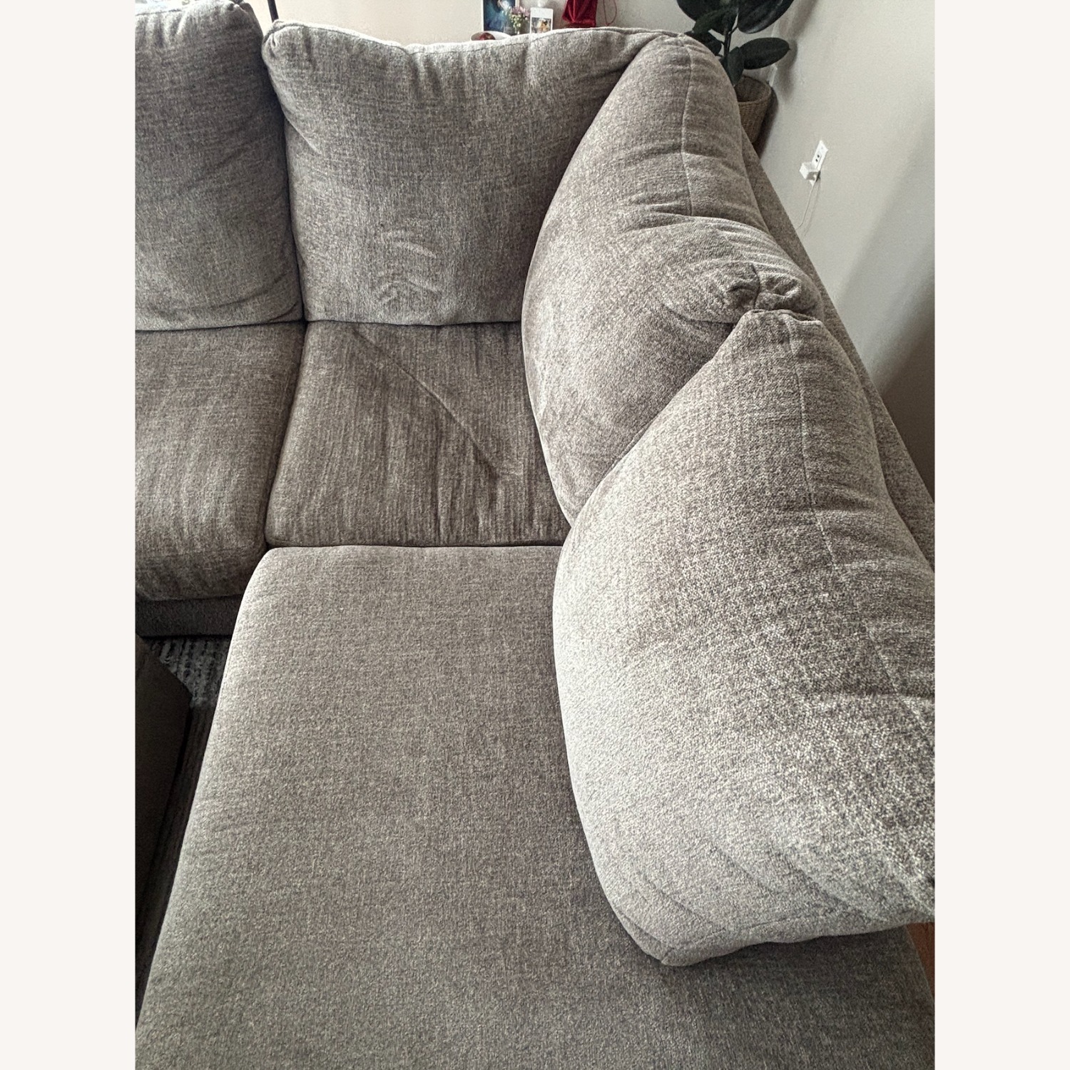 Ashley Furniture 2 Piece Sectional + Ottoman - image-3