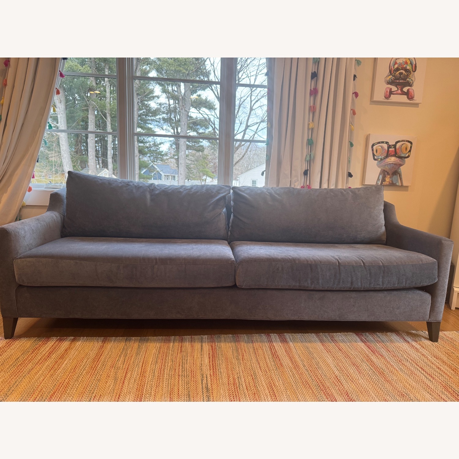 Mitchell Gold + Bob Williams Blue 3+ Seater Sofa - image-1