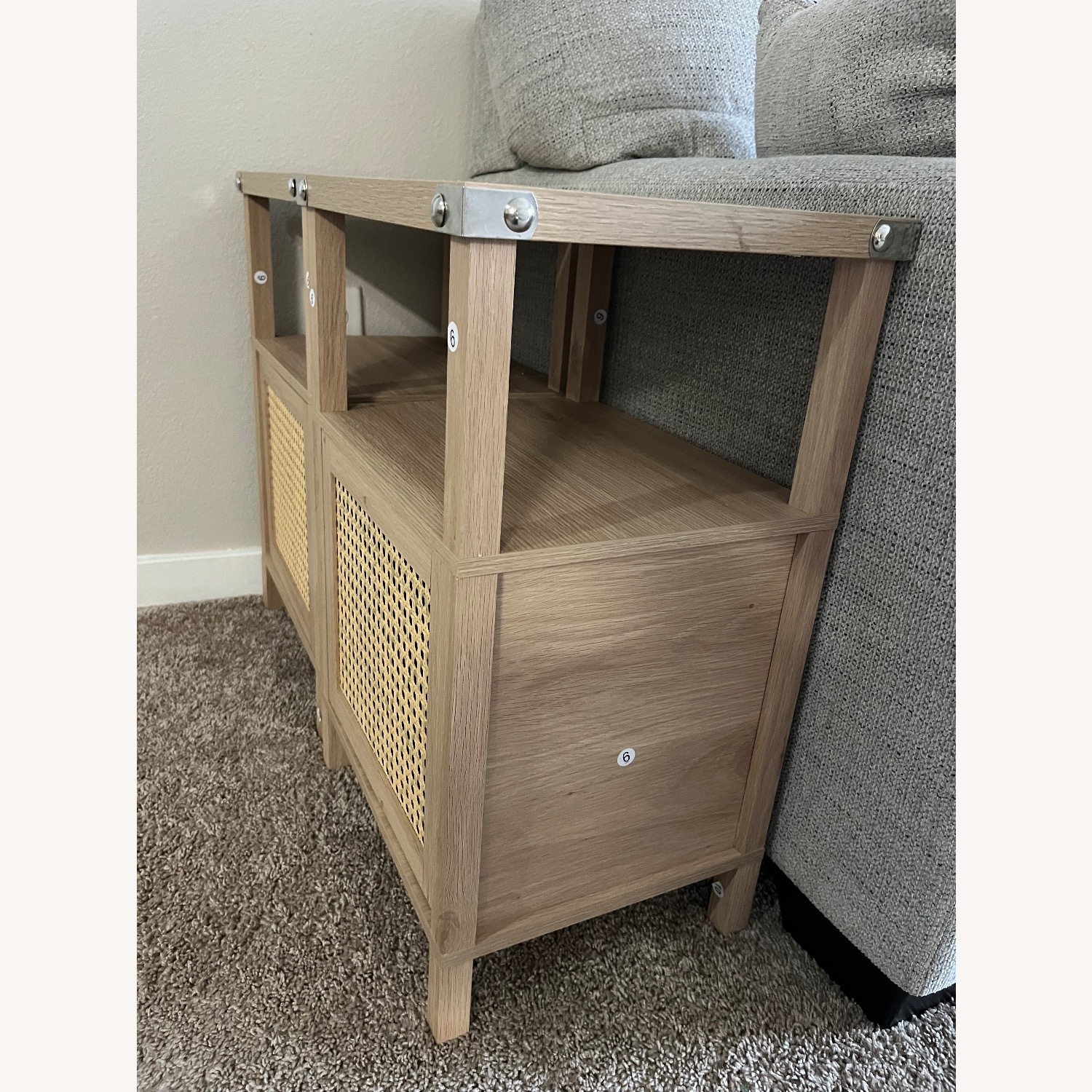 Boho Nightstands / Side Tables Set of 2 - image-5