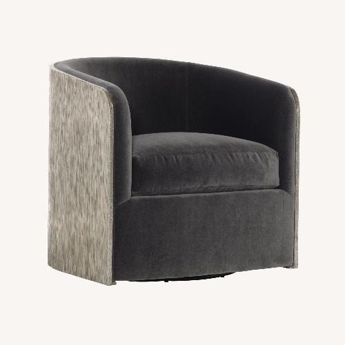 Used Bernhardt Eliot Dark Gray Metal Accent Chairs for sale on AptDeco