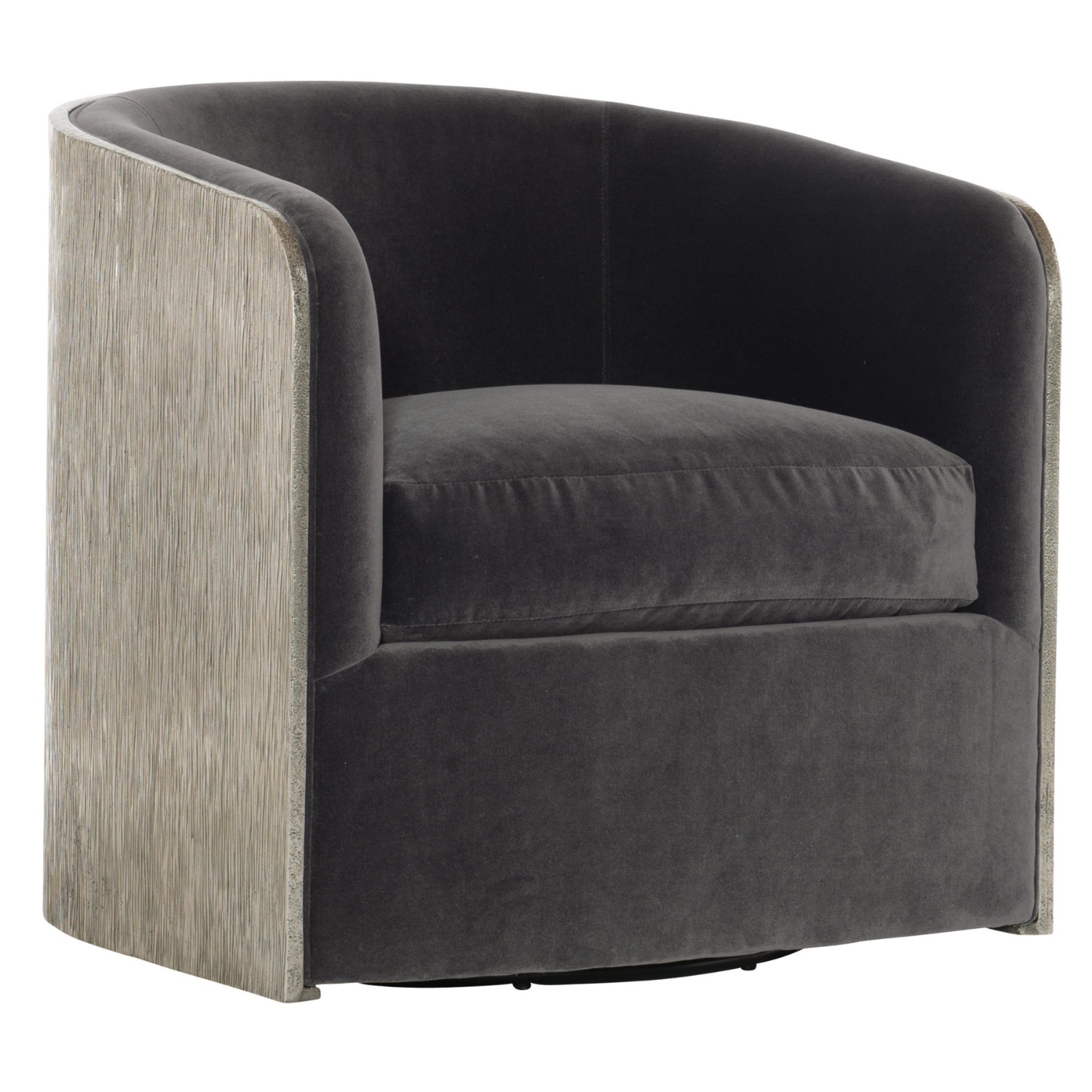 Bernhardt Eliot Dark Gray Metal Accent Chairs - image-4