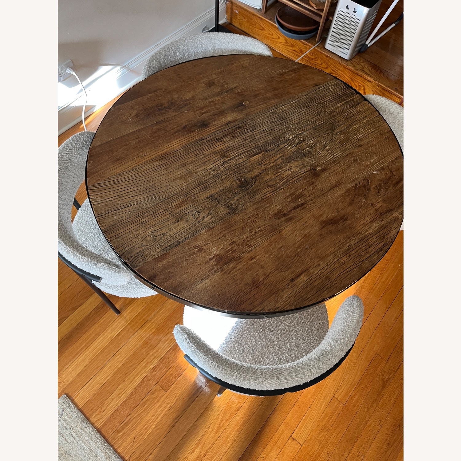 Restoration Hardware Aero Round Dining Table - image-4
