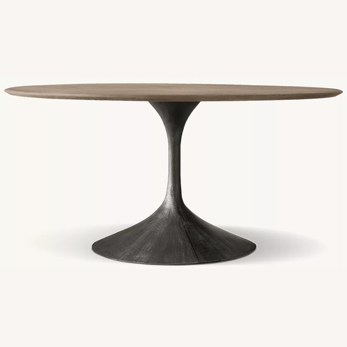 Used Restoration Hardware Aero Round Dining Table for sale on AptDeco