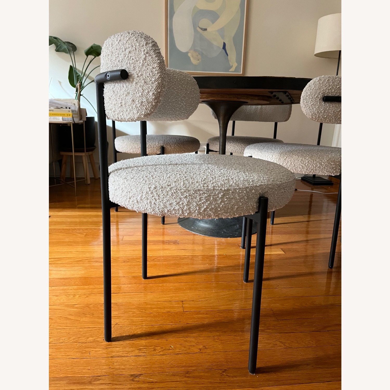 Sherwood Solid Back Boucle Side Chairs (Set of 4) - image-2