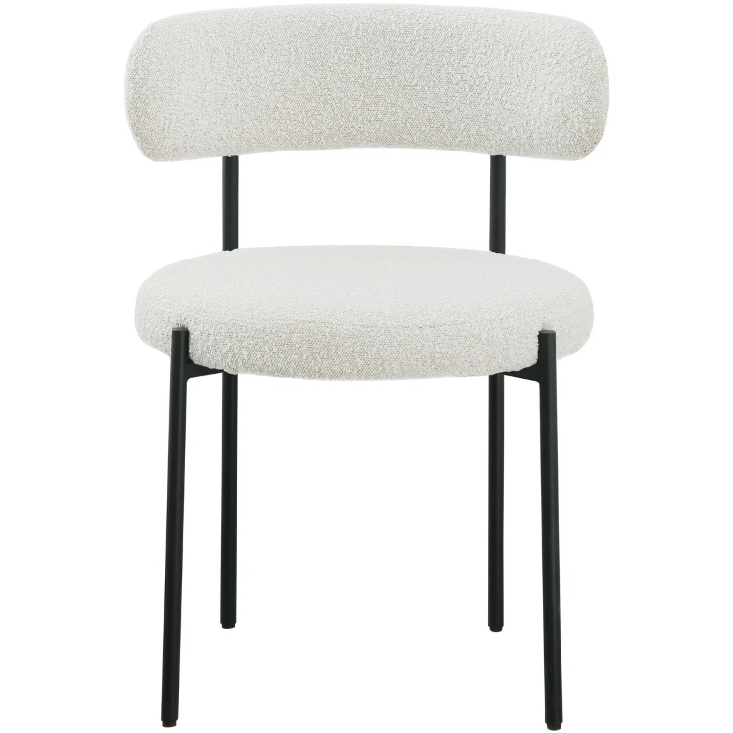 Sherwood Solid Back Boucle Side Chairs (Set of 4) - image-6