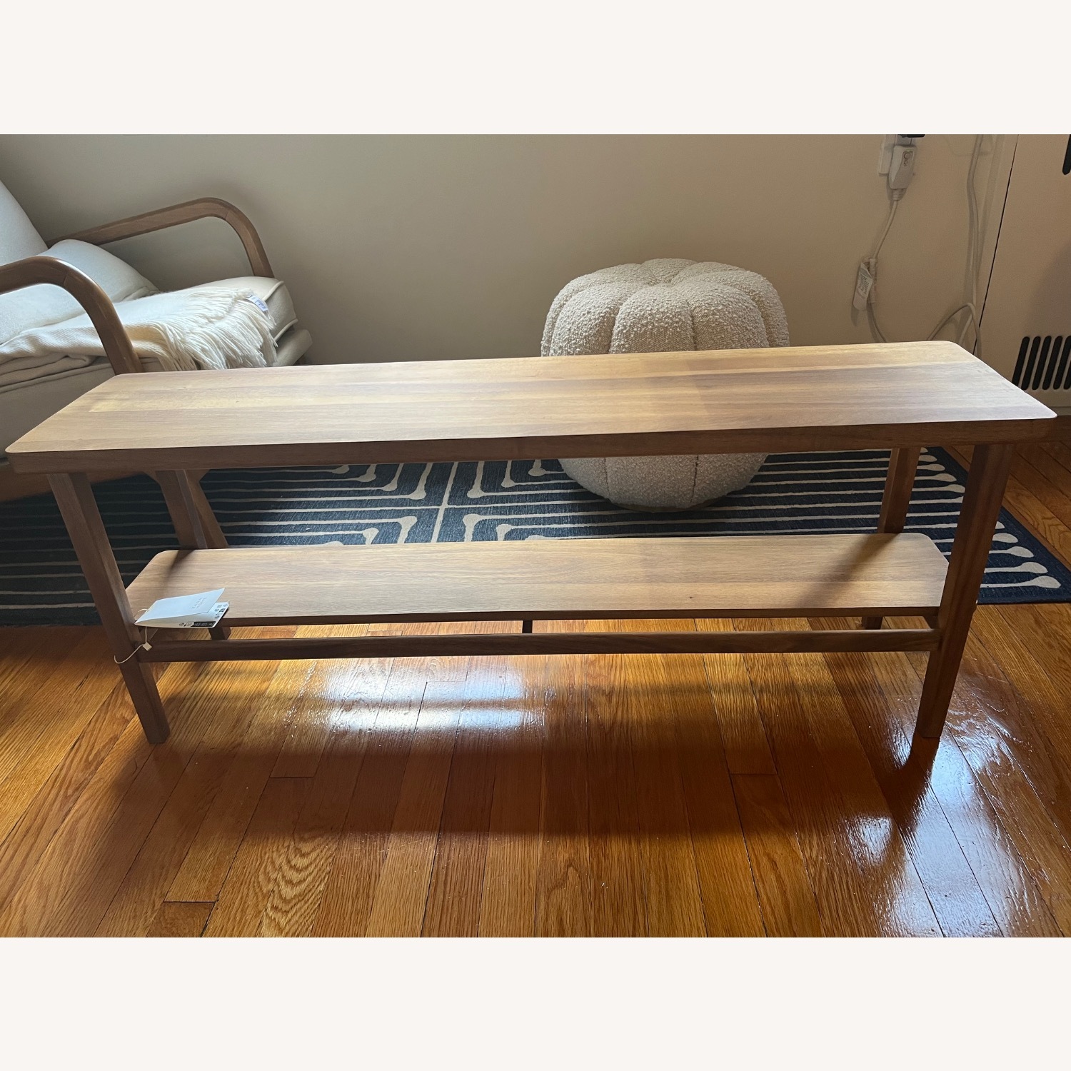 Zara Home Acacia Wood Double Bench - image-1
