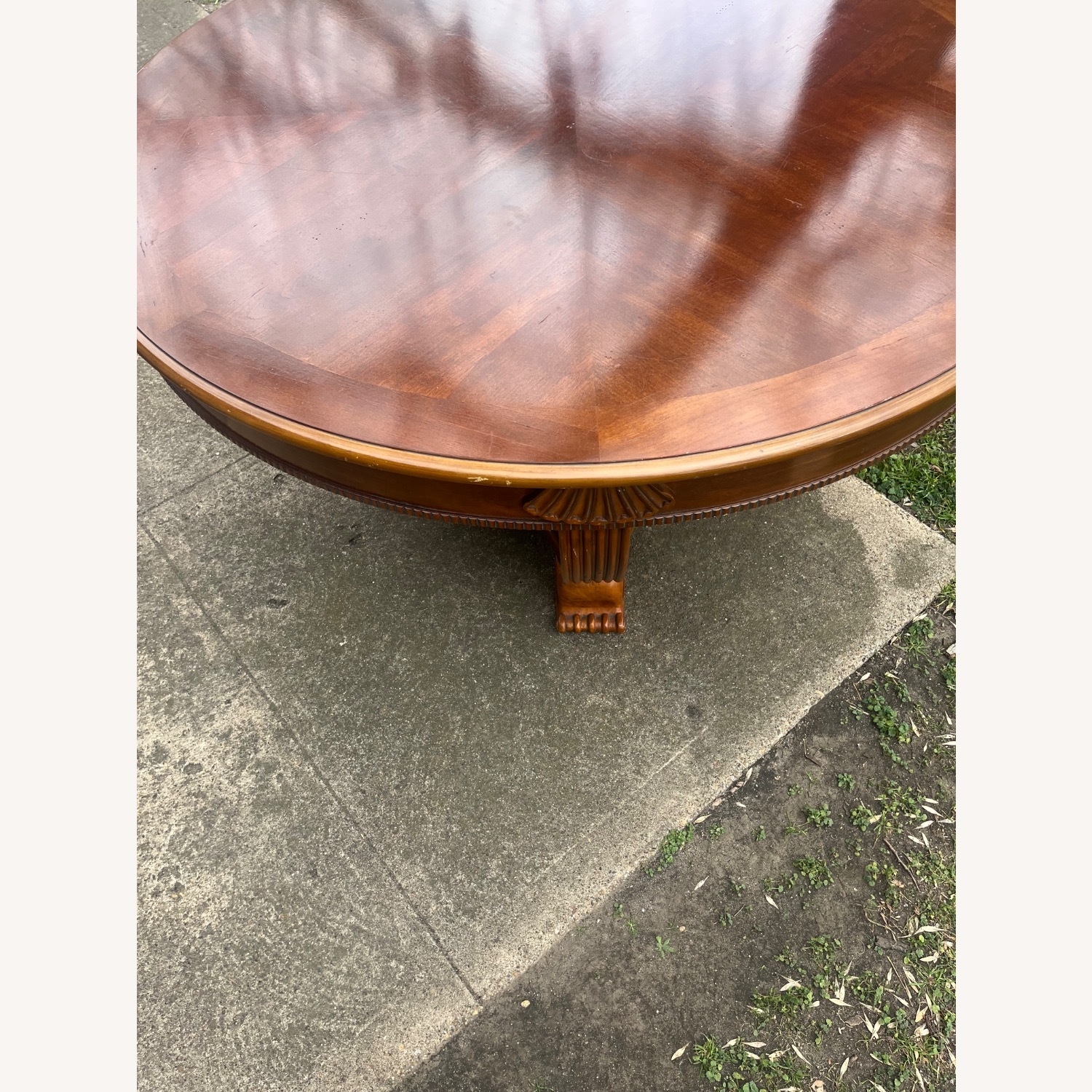 Dark Brown Wood Dining Table - image-17