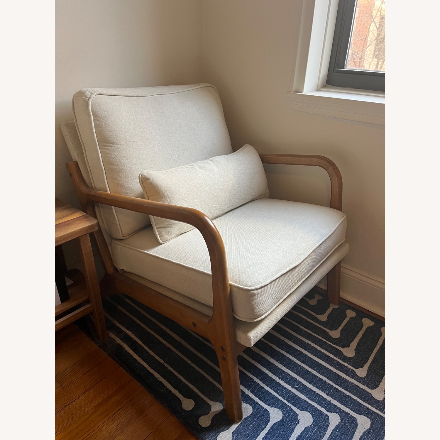Wayfair Mid Century Solid Wood Accent Chair - image-2