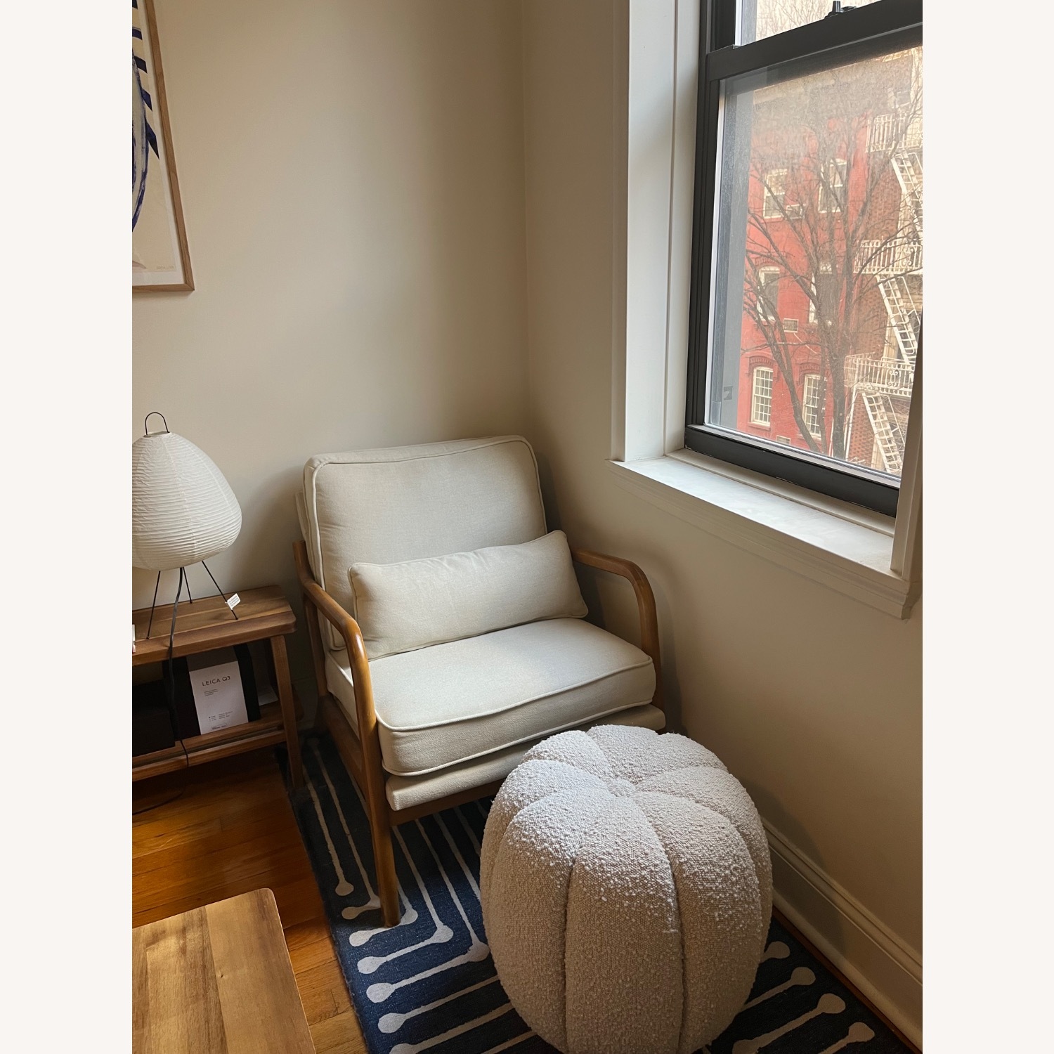 Wayfair Mid Century Solid Wood Accent Chair - image-1