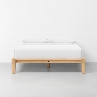 Thuma Classic Queen Bed with Boucle Pillow-board