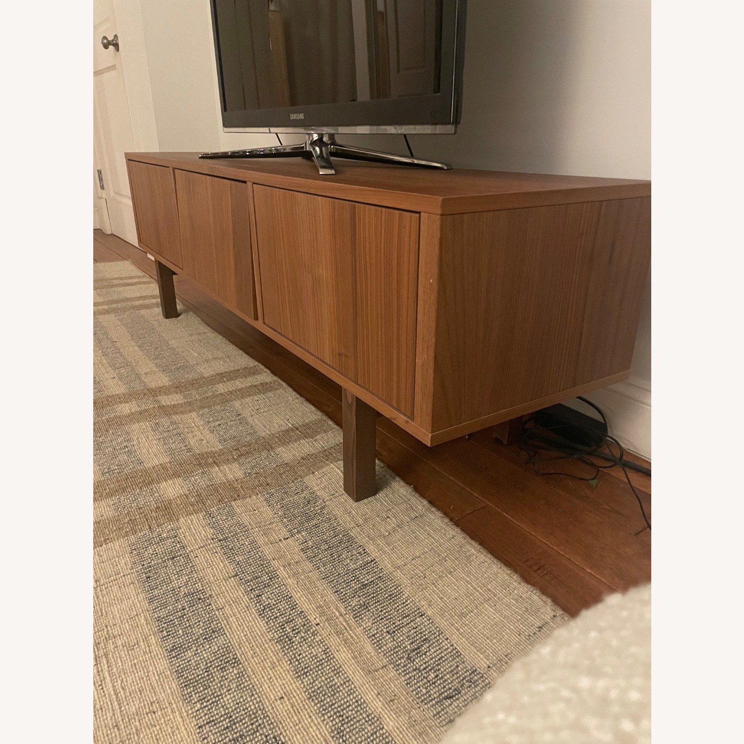 IKEA Dark Brown Wood Media Storage - image-2