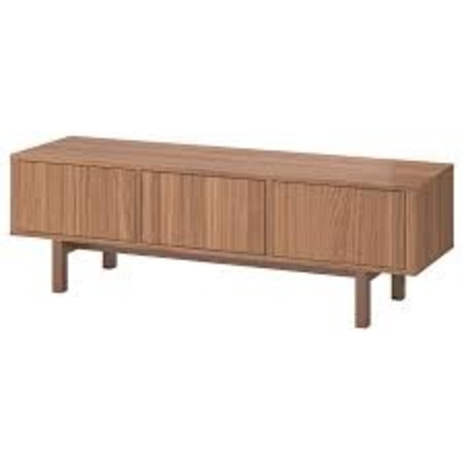 IKEA Dark Brown Wood Media Storage - image-0