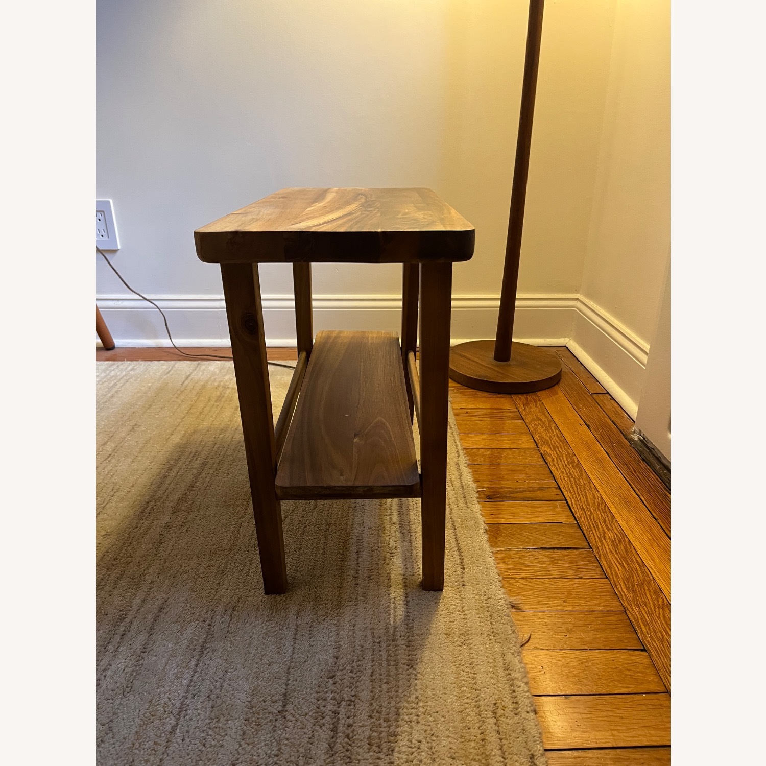 Zara Home Acacia Wood Bench - image-1