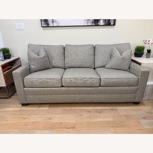 Used Ethan Allen Light Gray Fabric Sleeper Sofa for sale on AptDeco