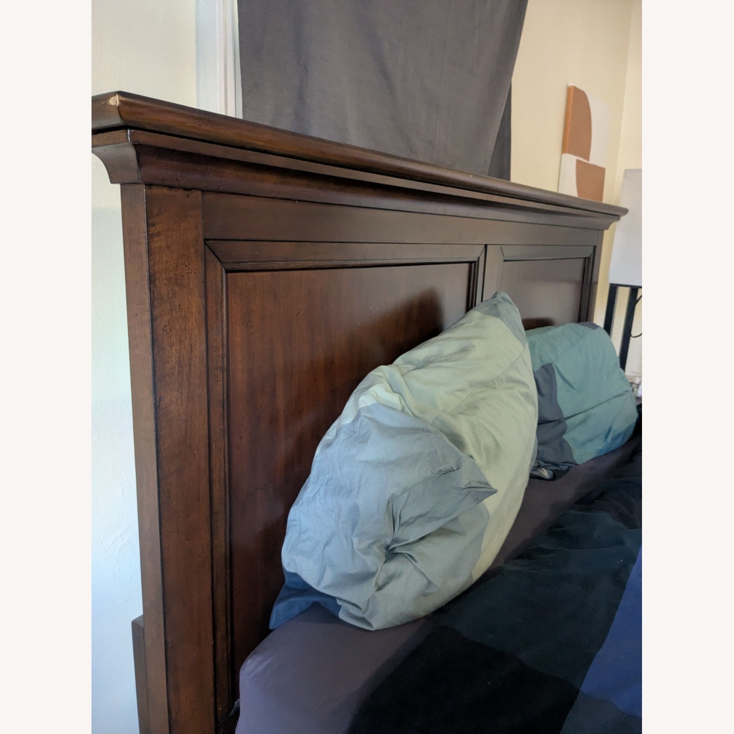 Macy's Sanibel Dark Brown Wood Queen Bed - image-3