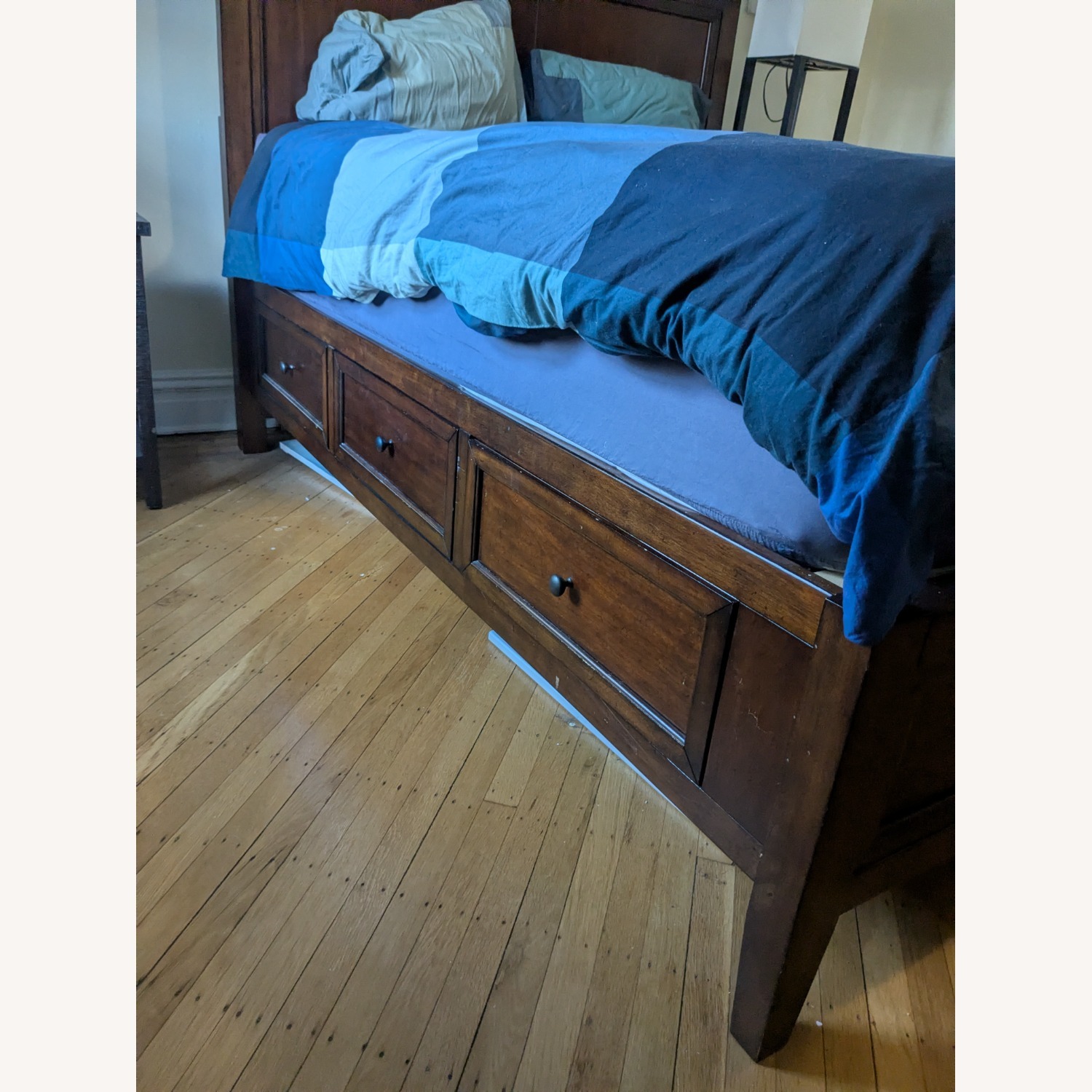 Macy's Sanibel Dark Brown Wood Queen Bed - image-2