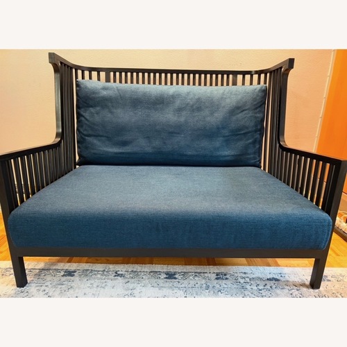 Used Ligne Roset Elizabeth Blue 2 Seater Sofa for sale on AptDeco