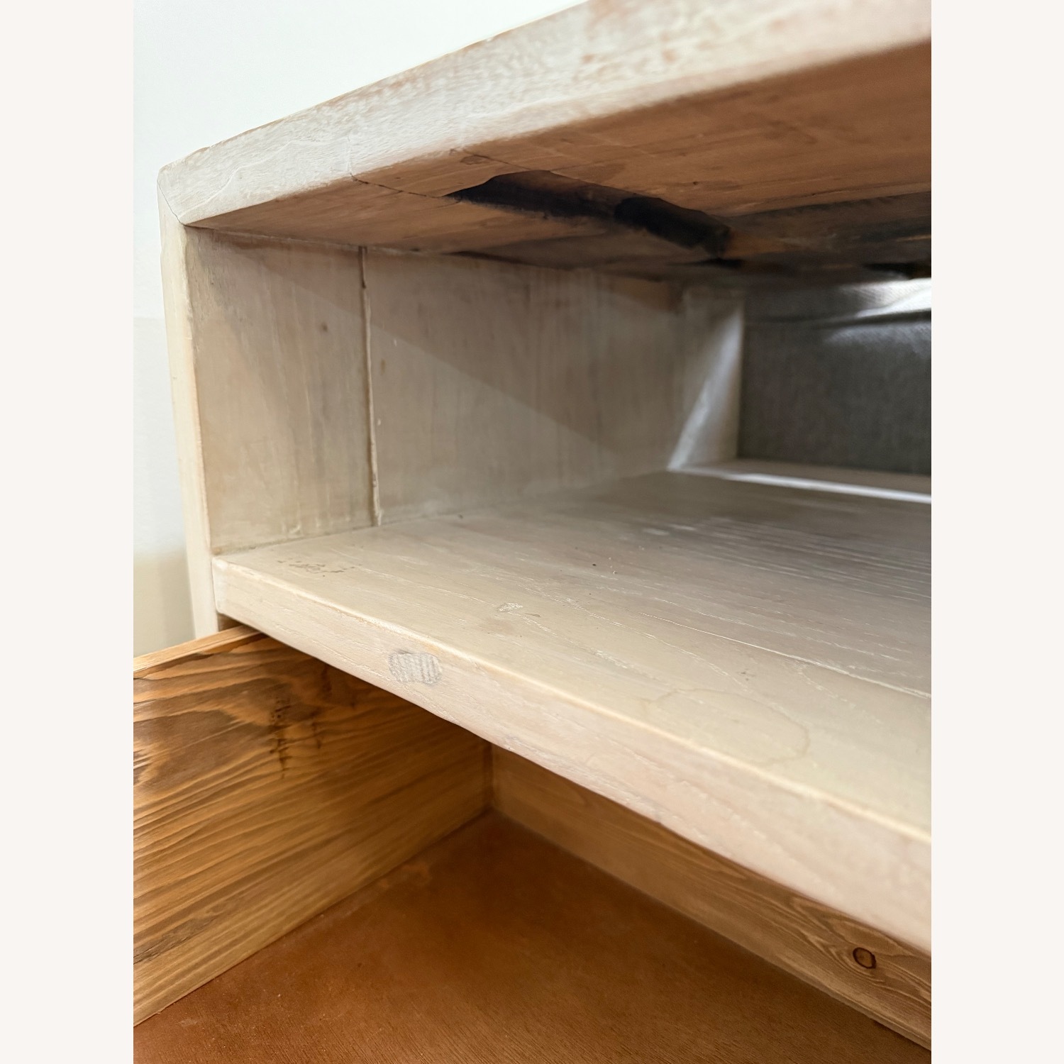 Light Gray Reclaimed Wood Side Tables - image-5