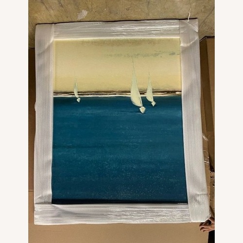 Used Distant Sailboats Leftbank Wall Art for sale on AptDeco