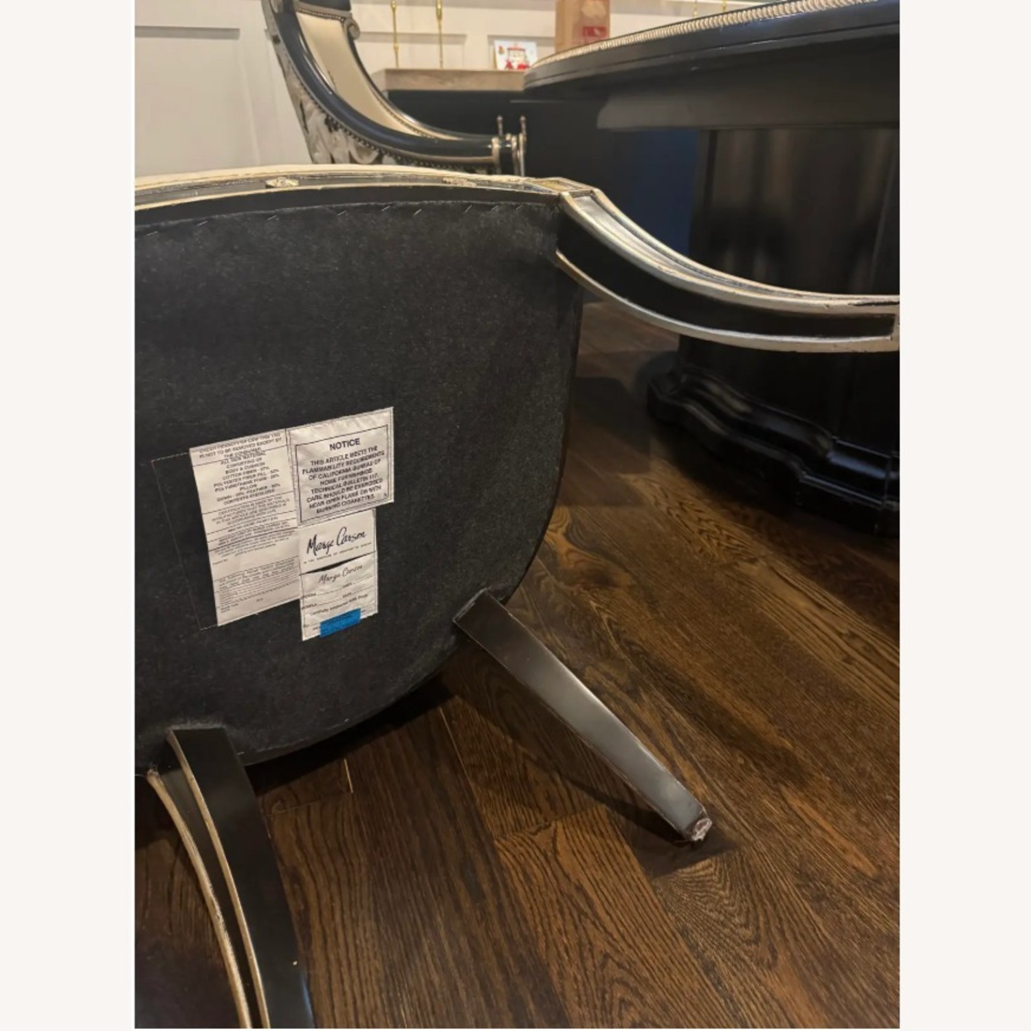 Marge Carson Black Wood Dining Sets - image-4