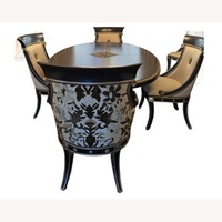 Marge Carson Black Wood Dining Sets