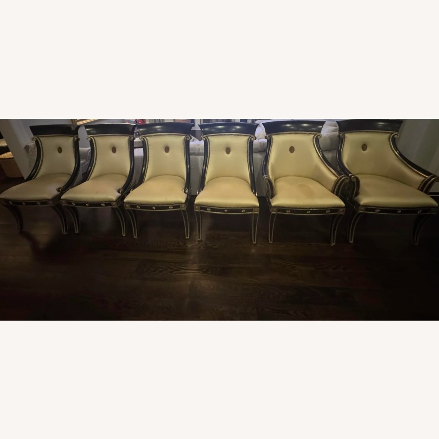 Marge Carson Black Wood Dining Sets - image-1