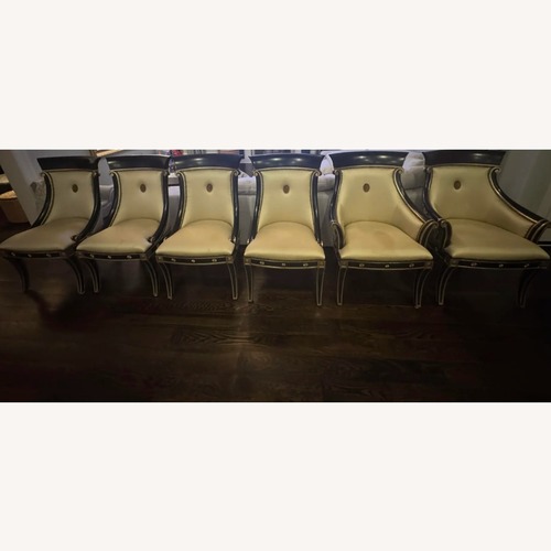 Used Marge Carson Black Wood Dining Sets for sale on AptDeco