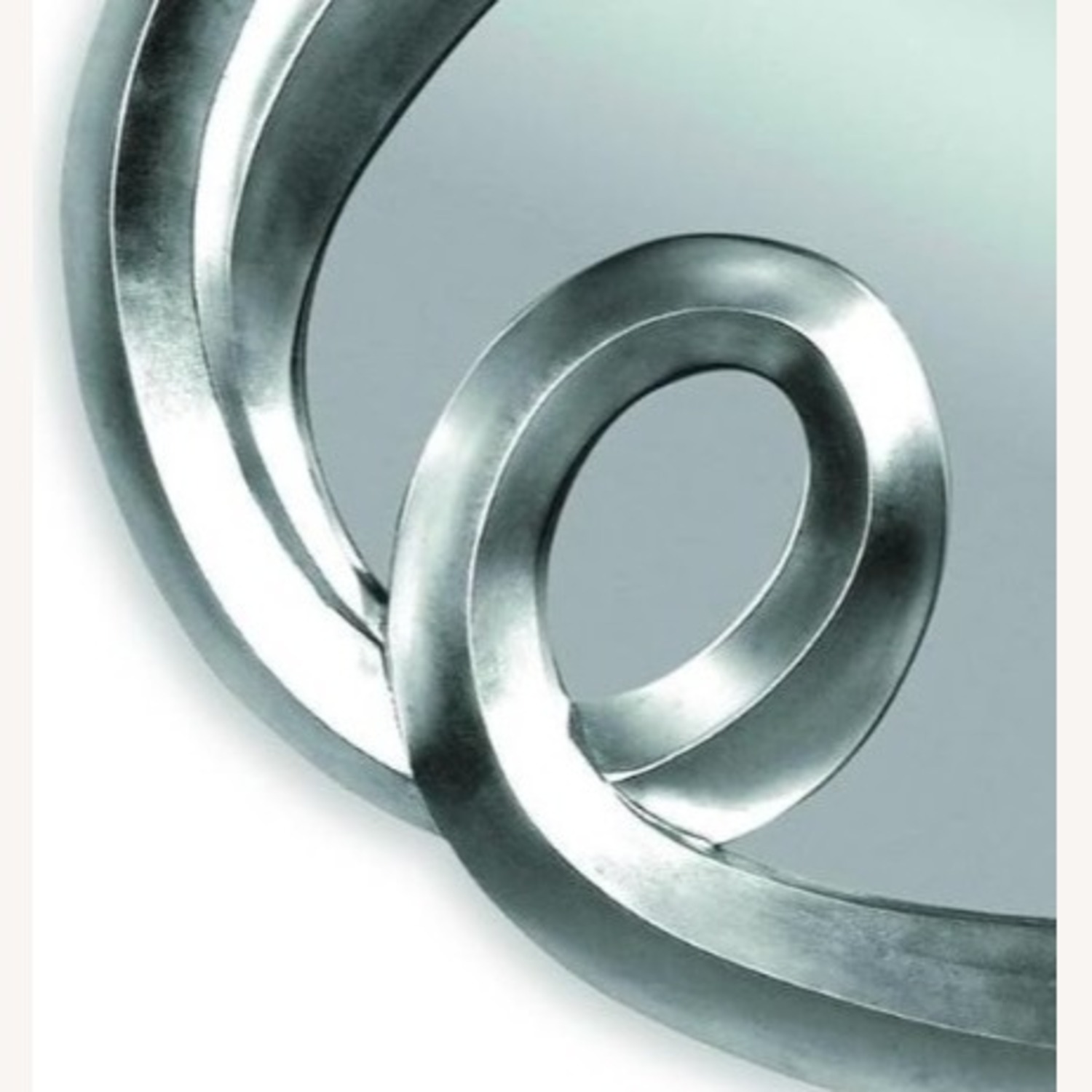 Silver Leaf Oval BMC Wall Mirror - image-1