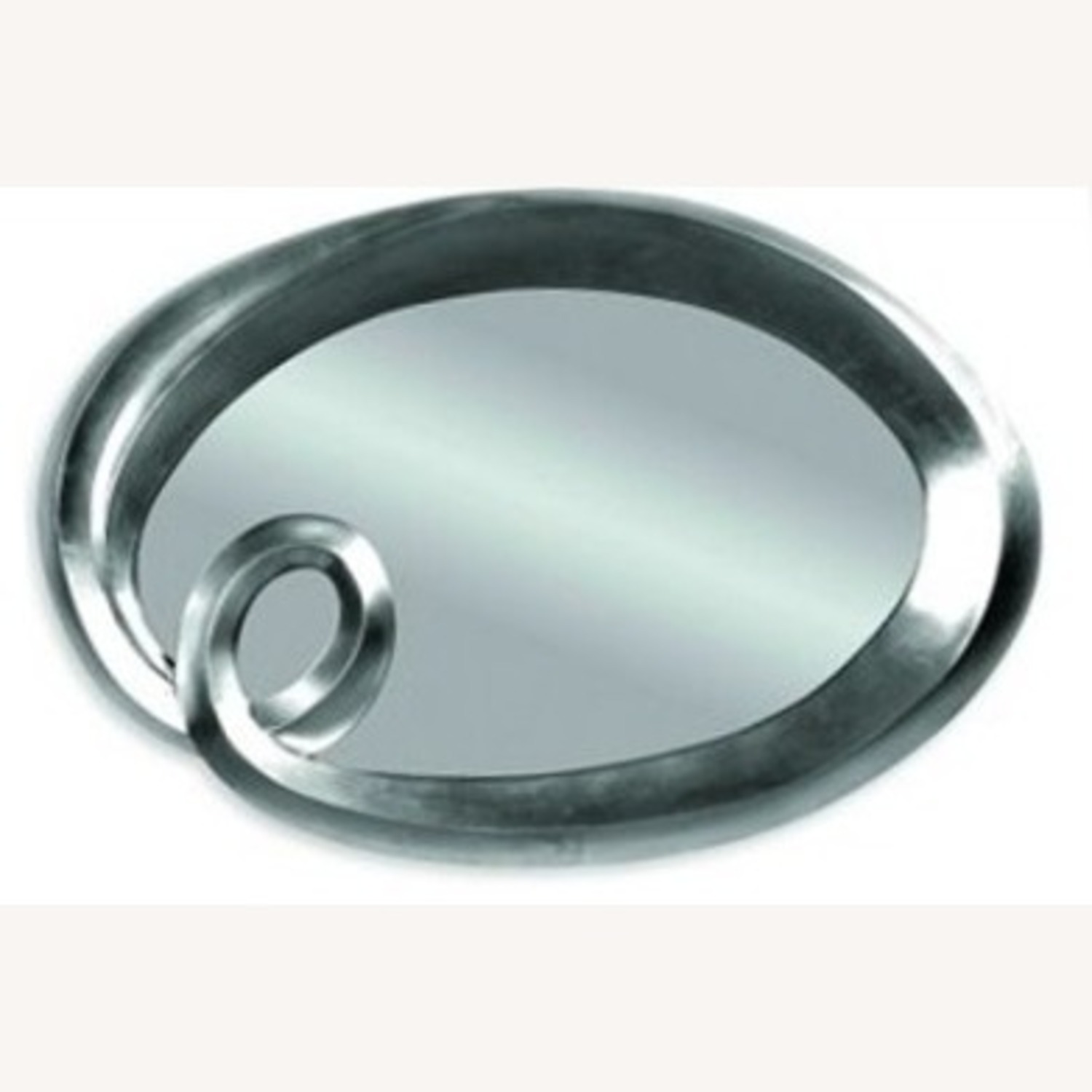 Silver Leaf Oval BMC Wall Mirror - image-3