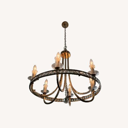 Used Gold Brass Ceiling Lamp for sale on AptDeco