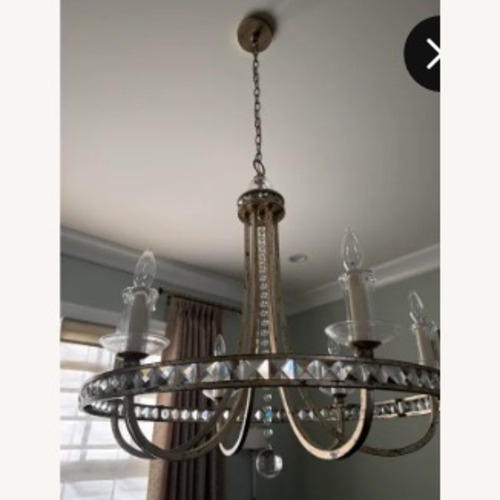 Used Gold Brass Ceiling Lamp for sale on AptDeco