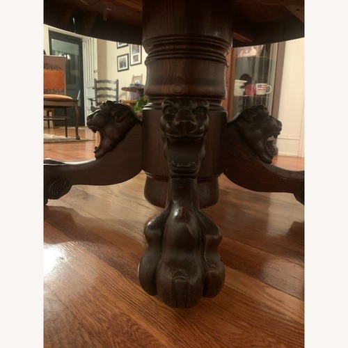 Used Antique Lions Head Legs with 5 Chairs for sale on AptDeco