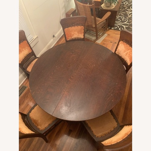 Used Antique Lions Head Legs with 5 Chairs for sale on AptDeco