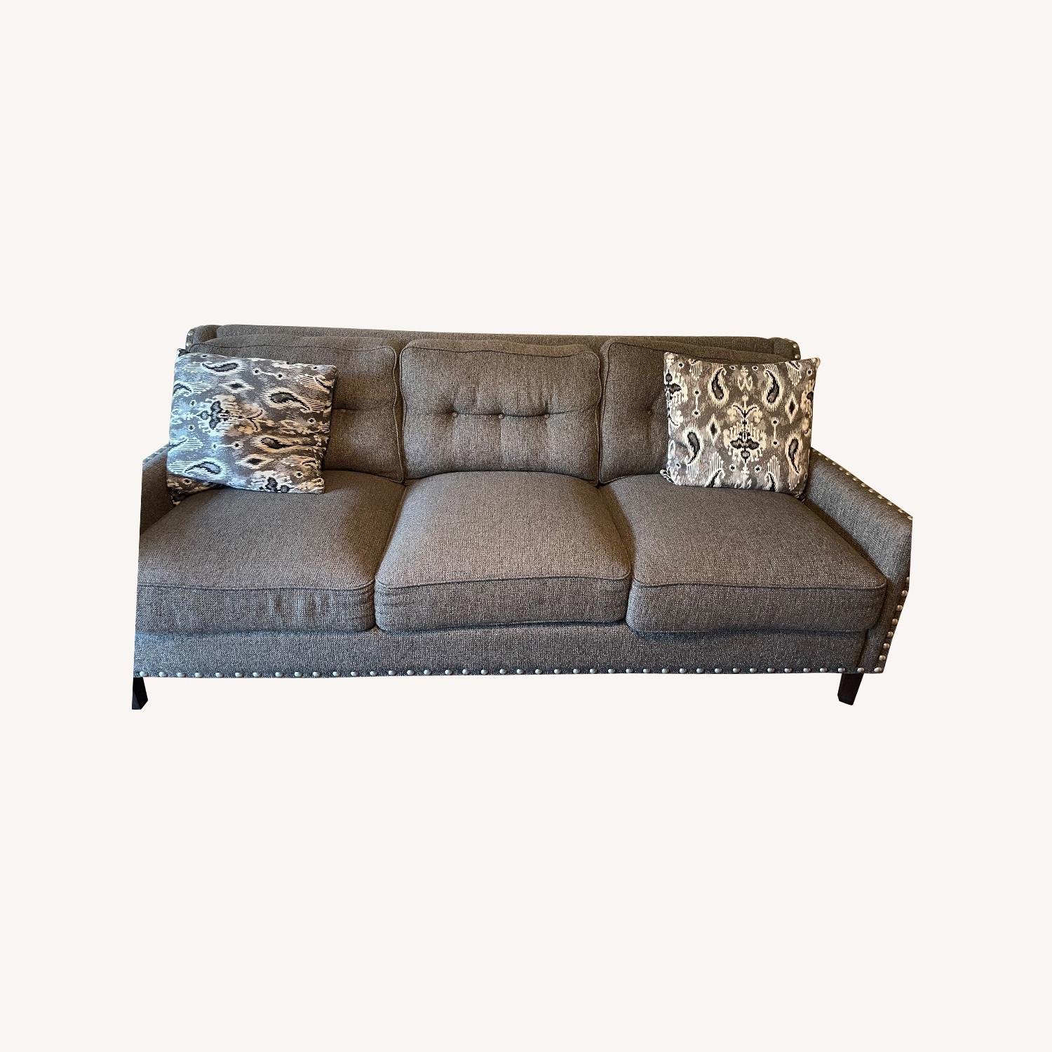 Dark Gray 3+ Seater Sofa - image-0