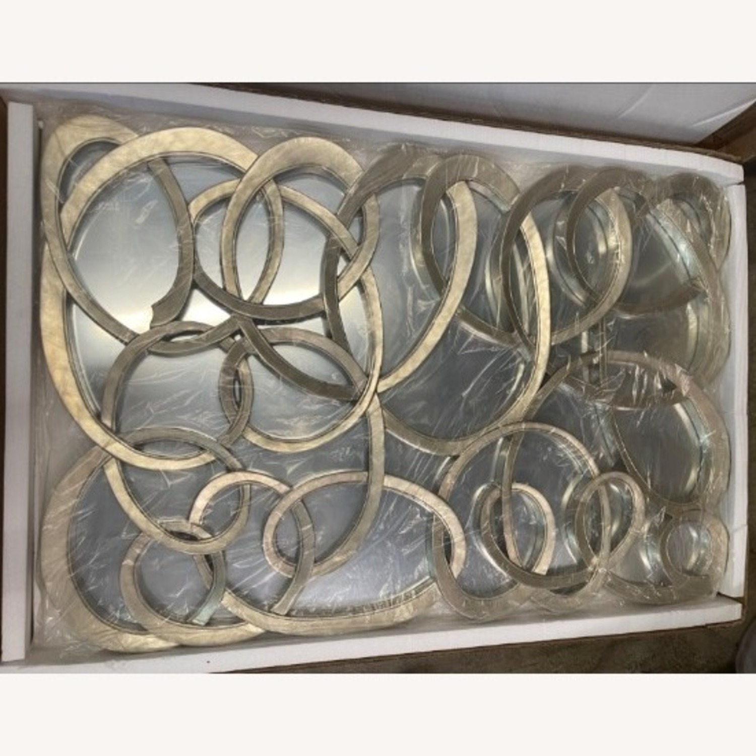 Mercana Art Decor Silver Wall Mirror - image-1