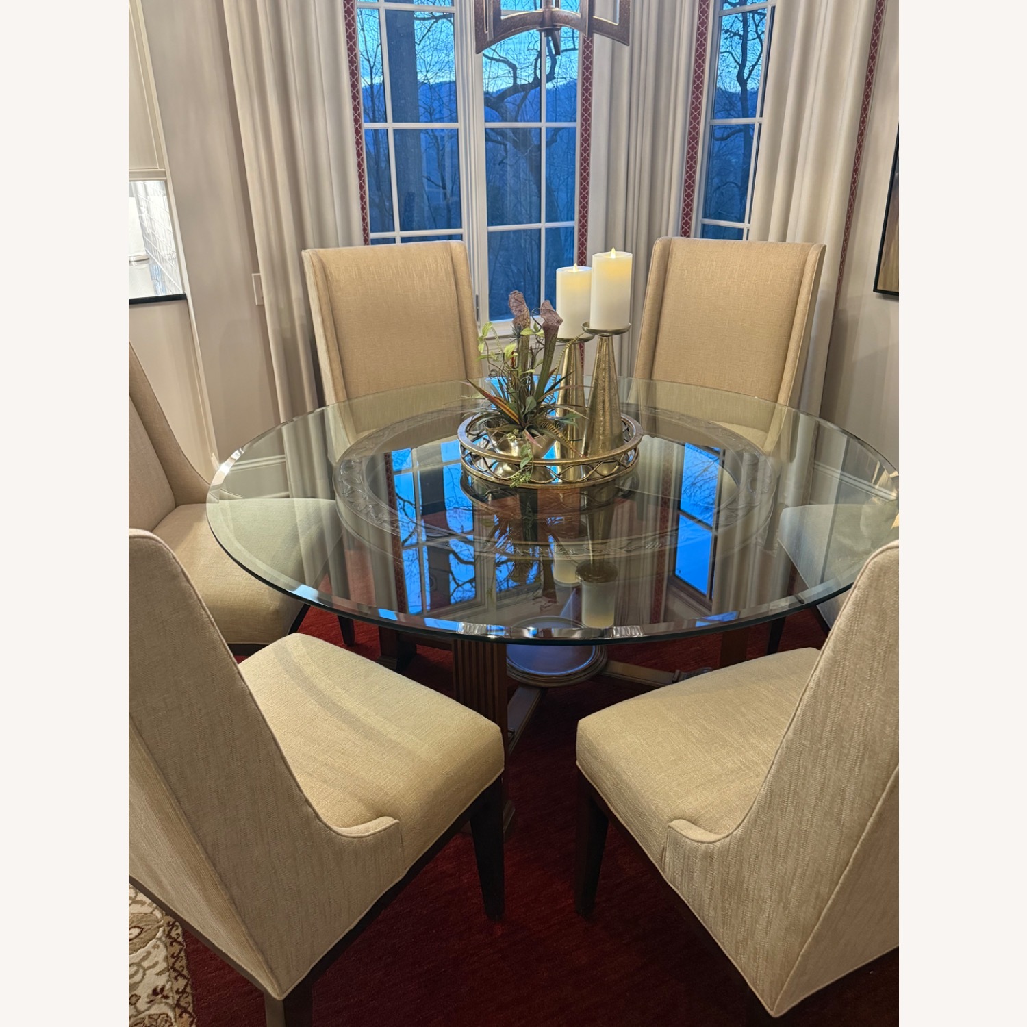 Century Furniture Dark Brown Wood Dining Sets - image-0