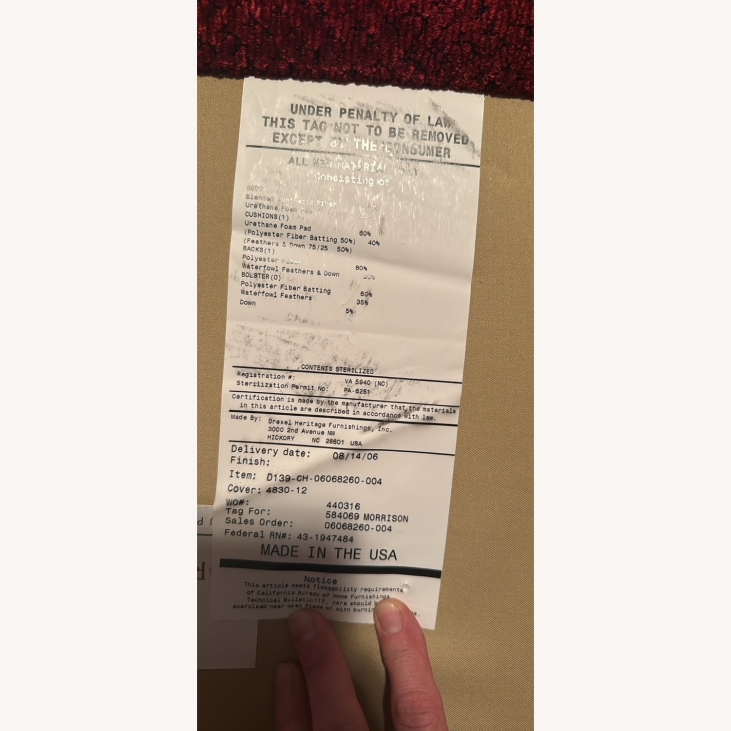 Drexel Heritage Red Accent Chairs - image-4