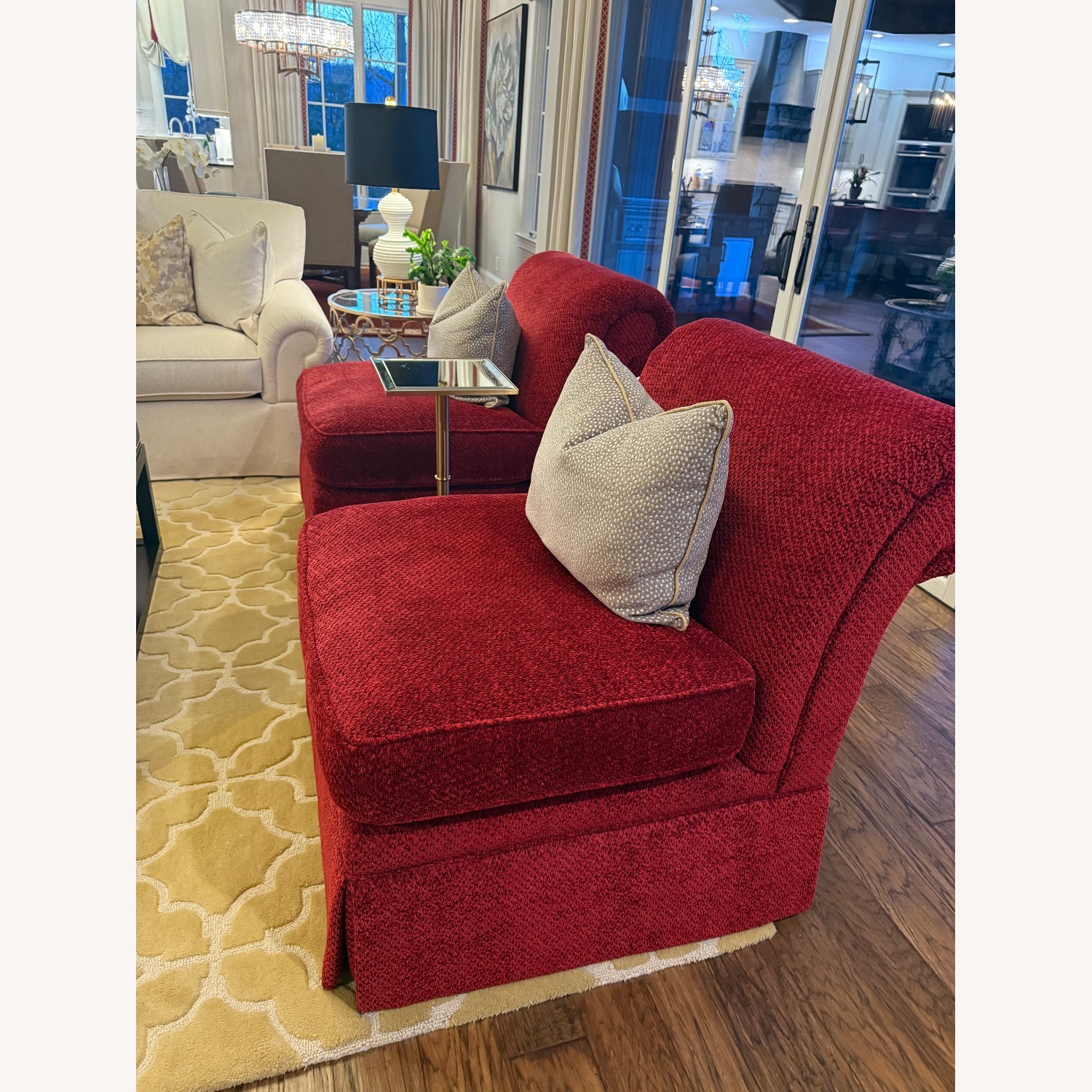 Drexel Heritage Red Accent Chairs - image-1